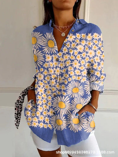 KALEIDO | GEOMETRIC COTTON-BLEND SHIRT