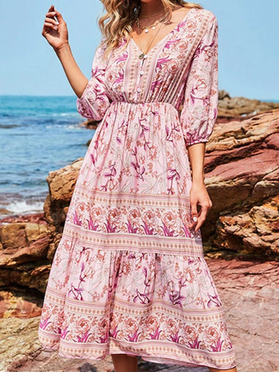 ANGLESEA | VINTAGE BLOSSOM BOHO DRESS - Isla Rose Sydney