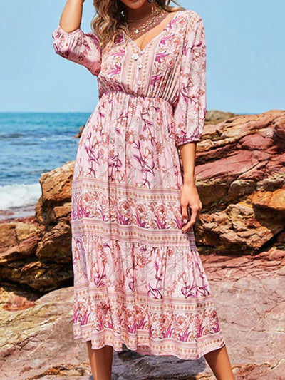 ANGLESEA | VINTAGE BLOSSOM BOHO DRESS - Isla Rose Sydney