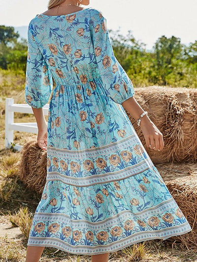 ANGLESEA | VINTAGE BLOSSOM BOHO DRESS - Isla Rose Sydney