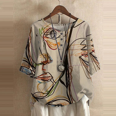 BALMAIN | ART - LINE BUTTONED TOP - Isla Rose Sydney
