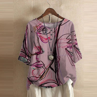 BALMAIN | ART - LINE BUTTONED TOP - Isla Rose Sydney