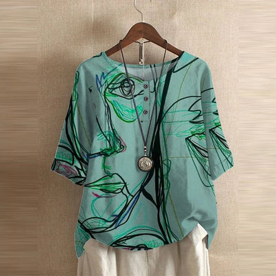 BALMAIN | ART - LINE BUTTONED TOP - Isla Rose Sydney