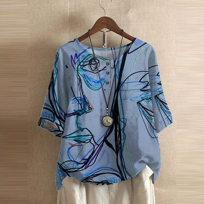 BALMAIN | ART - LINE BUTTONED TOP - Isla Rose Sydney