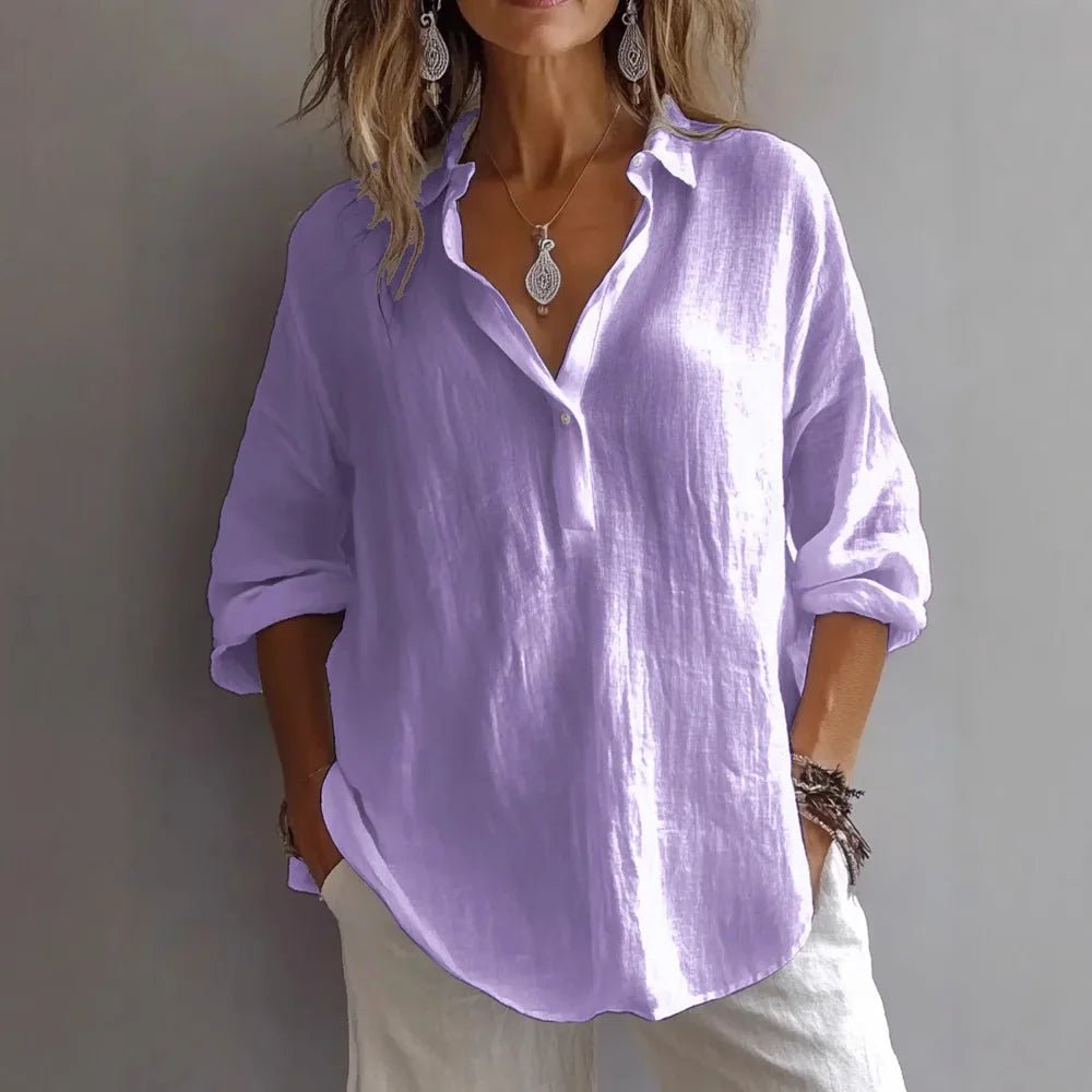 FRESHWATER | LINEN - BLEND BEACH SHIRT - Isla Rose Sydney