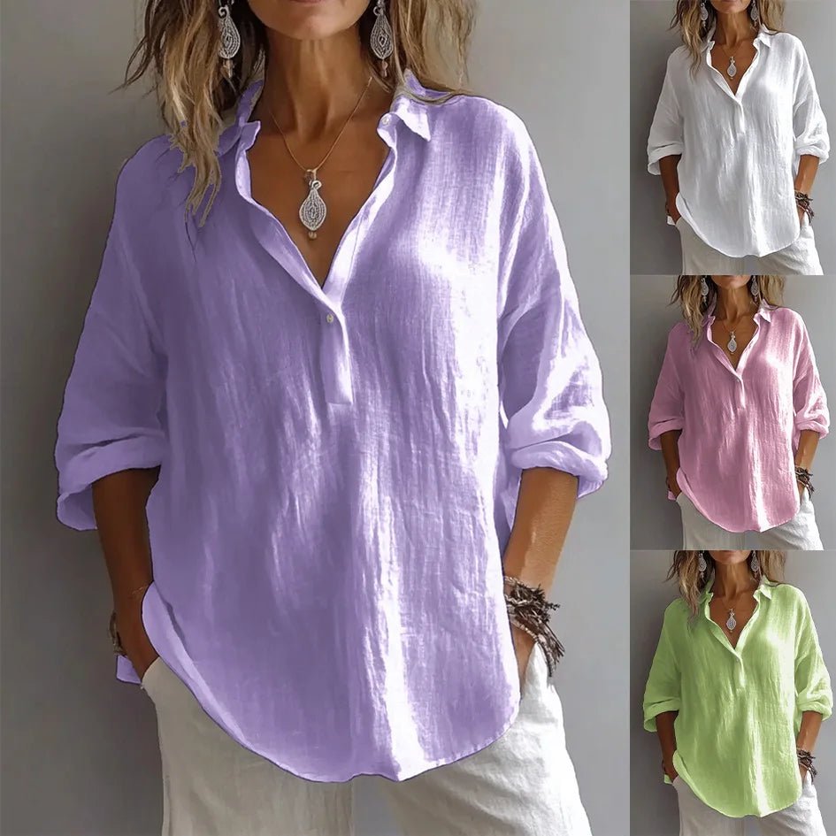 FRESHWATER | LINEN - BLEND BEACH SHIRT - Isla Rose Sydney