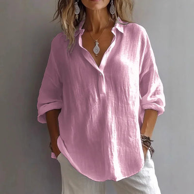 FRESHWATER | LINEN - BLEND BEACH SHIRT - Isla Rose Sydney
