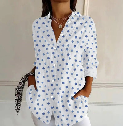 KALEIDO | GEOMETRIC COTTON - BLEND SHIRT - Isla Rose Sydney