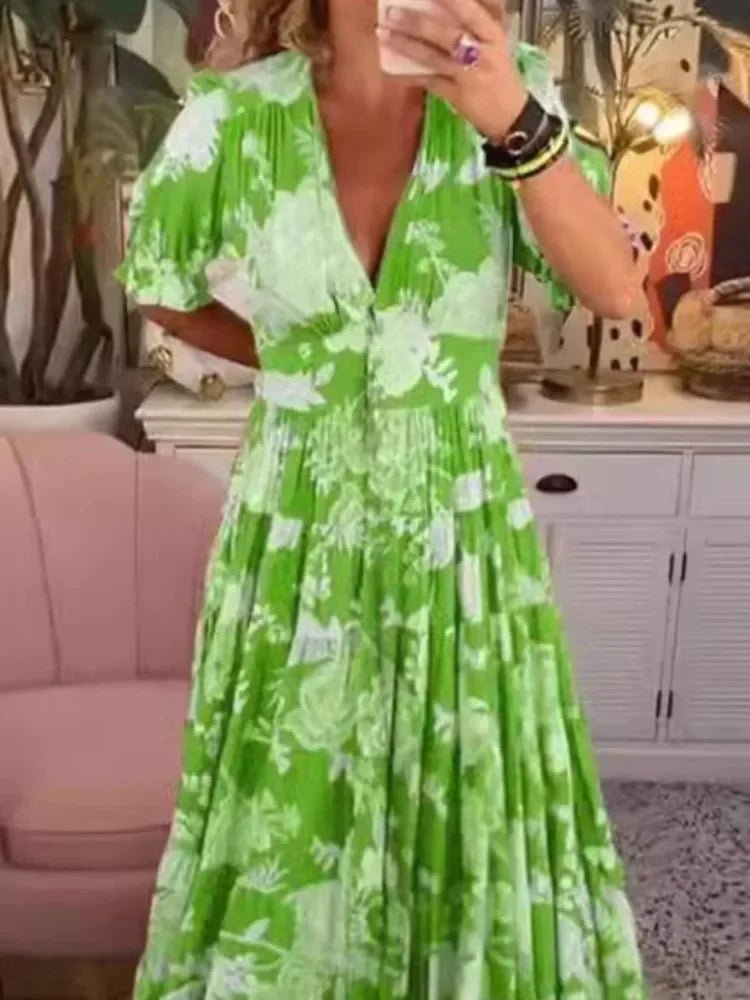 KIMBERLEY | CORAL FLORAL SWAY MAXI - Isla Rose Sydney