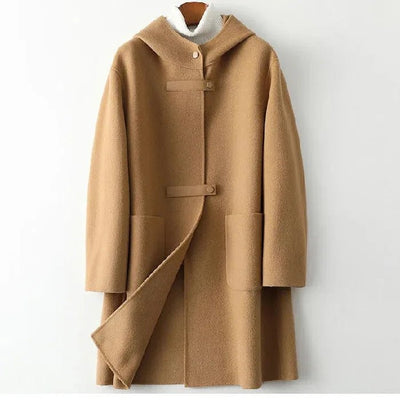 MORNINGTON | HOODED WOOL - BLEND COAT - Isla Rose Sydney