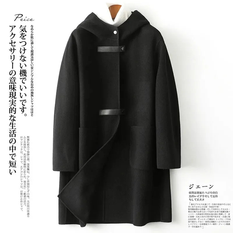 MORNINGTON | HOODED WOOL - BLEND COAT - Isla Rose Sydney