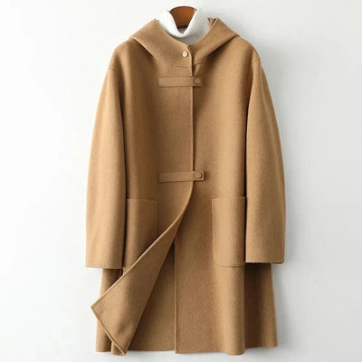 MORNINGTON | HOODED WOOL - BLEND COAT - Isla Rose Sydney