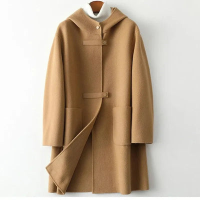 MORNINGTON | HOODED WOOL - BLEND COAT - Isla Rose Sydney