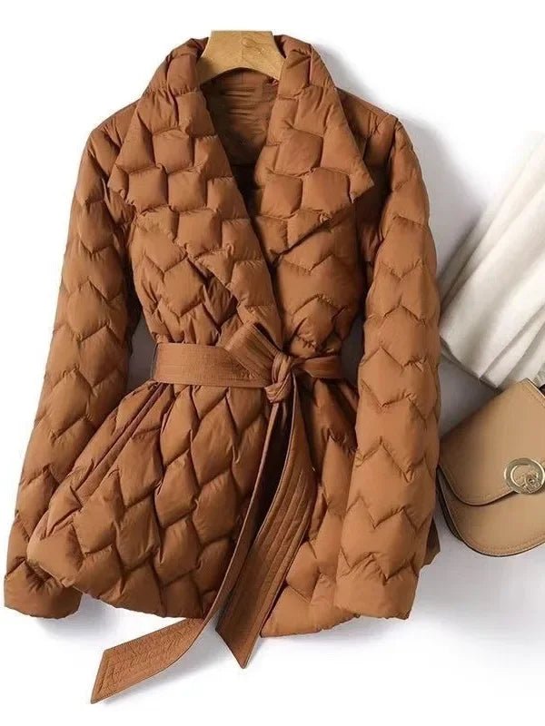 PADDINGTON | BELTED QUILTED JACKET - Isla Rose Sydney