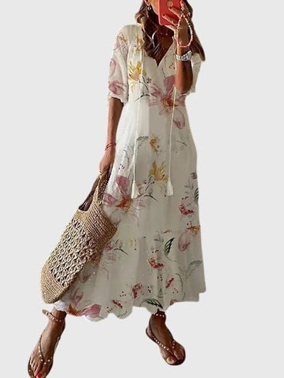 Serena – Floral Boho Maxi Dress - Isla Rose Sydney
