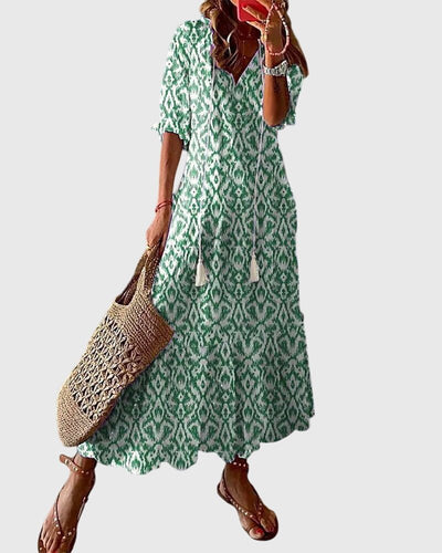 Serena – Floral Boho Maxi Dress - Isla Rose Sydney