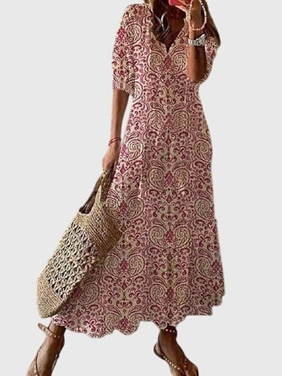 Serena – Floral Boho Maxi Dress - Isla Rose Sydney