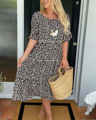 VINCENTIA | SPOTTED RELAXED MIDI - Isla Rose Sydney