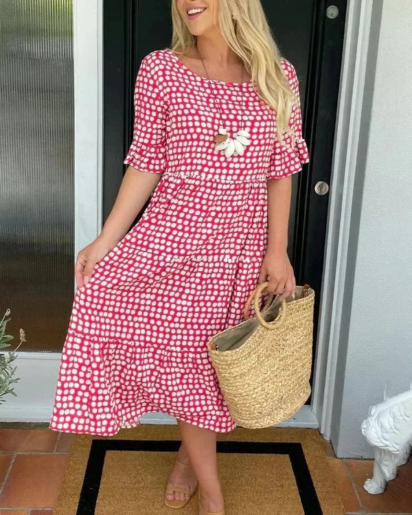 VINCENTIA | SPOTTED RELAXED MIDI - Isla Rose Sydney