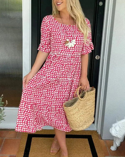 VINCENTIA | SPOTTED RELAXED MIDI - Isla Rose Sydney