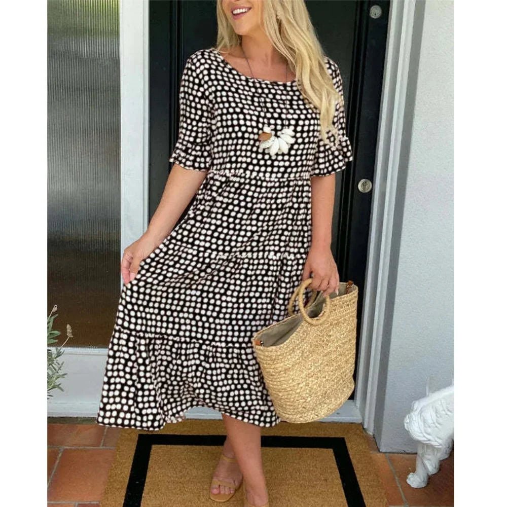 VINCENTIA | SPOTTED RELAXED MIDI - Isla Rose Sydney