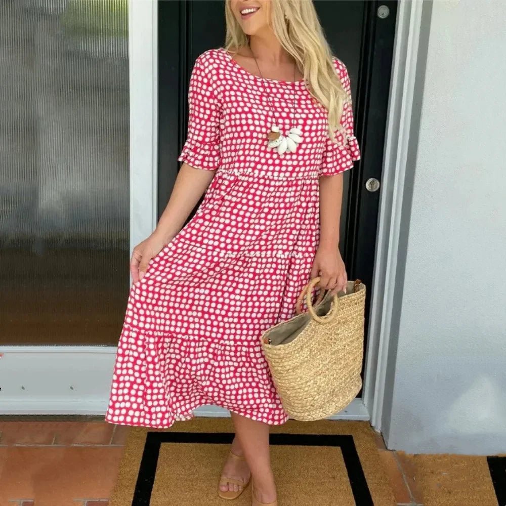 VINCENTIA | SPOTTED RELAXED MIDI - Isla Rose Sydney