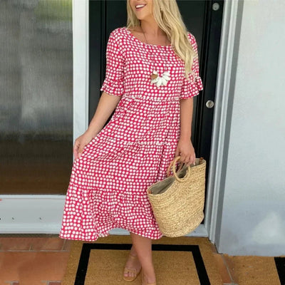 VINCENTIA | SPOTTED RELAXED MIDI - Isla Rose Sydney