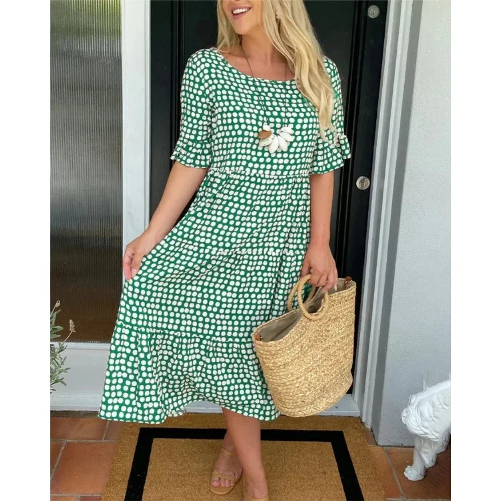 VINCENTIA | SPOTTED RELAXED MIDI - Isla Rose Sydney