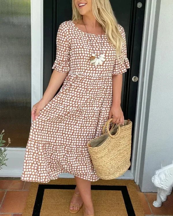 VINCENTIA | SPOTTED RELAXED MIDI - Isla Rose Sydney